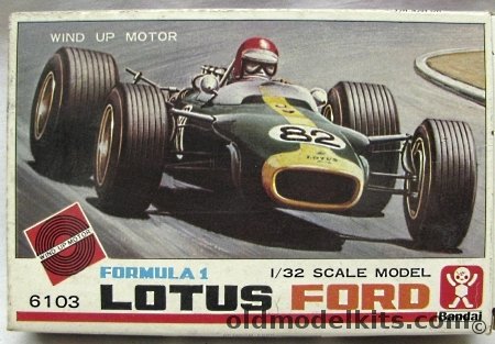 Bandai 1/32 Ford Lotus Formula 1, 6103 plastic model kit